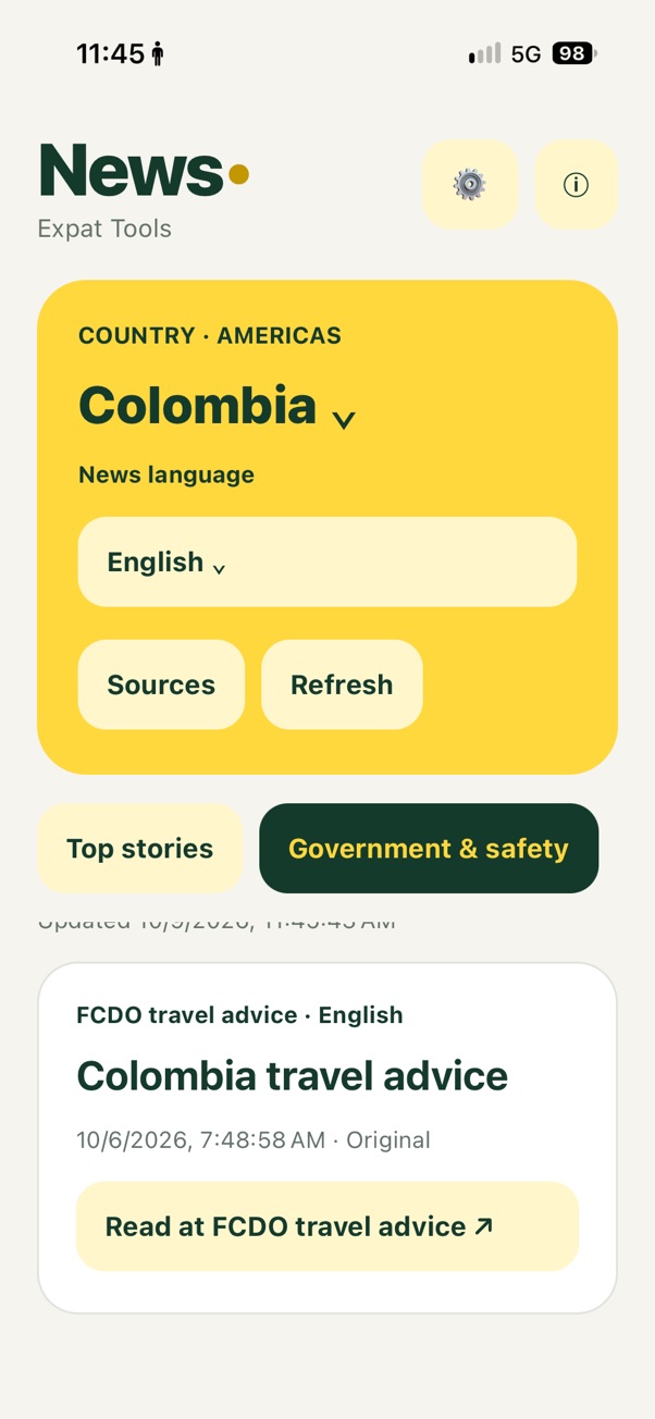 Información gubernamental y de seguridad